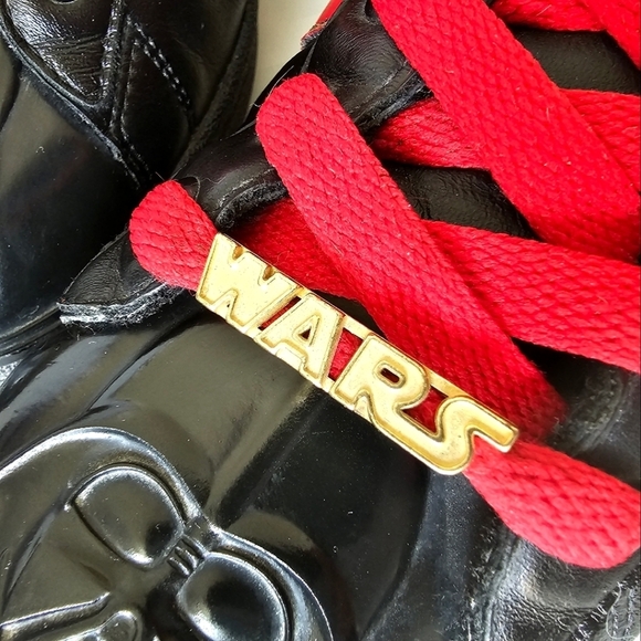 ADIDAS ORIGINALS Star Wars Darth Vader Black Red Ultrastar Superstar Shoes - Picture 8 of 14